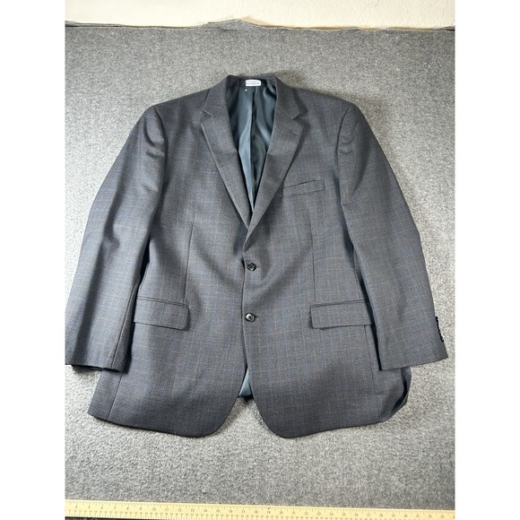 Jos. A. Bank Other - Men's Check Sport Coat Jos. A. Bank Traditional Fit Gray Wool Jacket46L